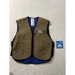 Hyperkewl TechNiche 6529 XL Evaporative Cooling Vest Brown‎ Quilted Outerwear